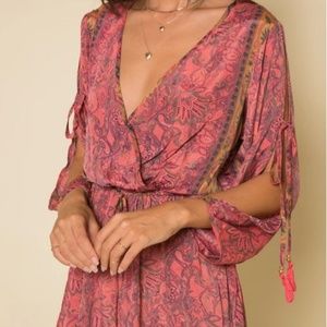 Raga Bohemian Slit-Sleeve Dress (NWT)